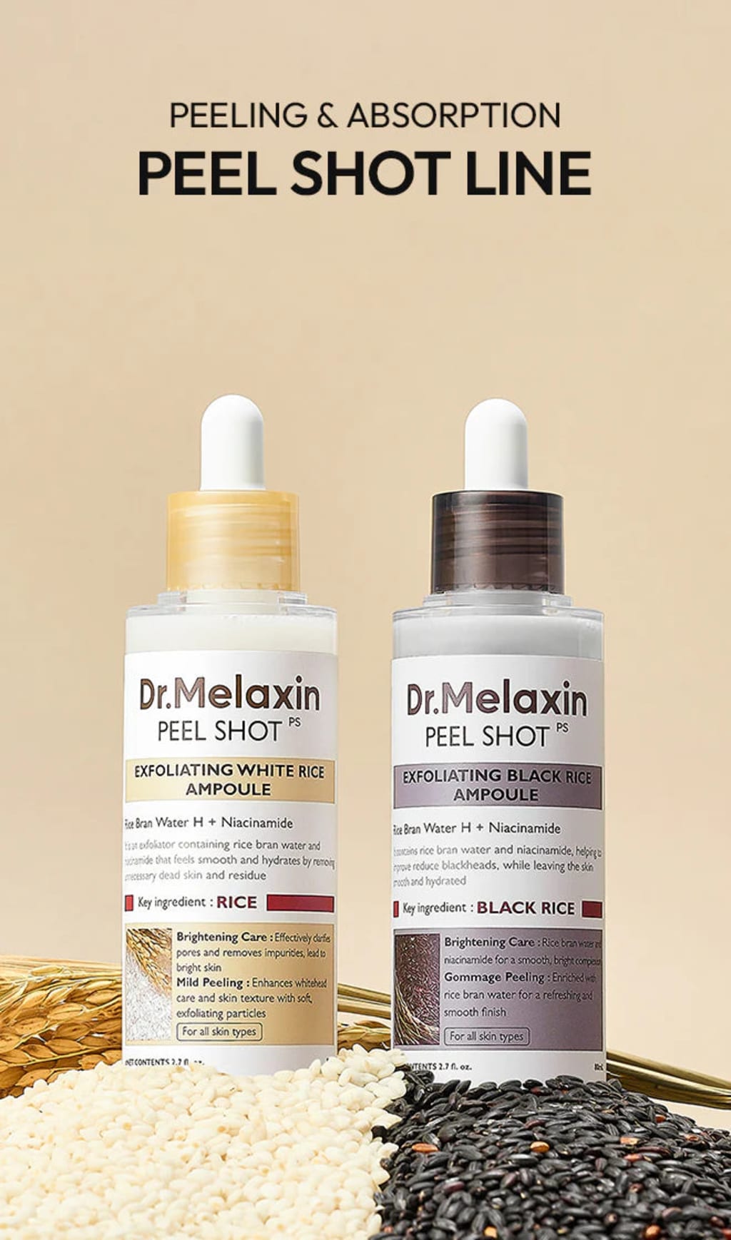 Dr. Melaxin | Glow Rice Peel Serum Ampoule